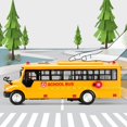thumbnail image 3 of (For 3-6 years)Simulation Inertial School Bus Toys School Car Model Lighting Car Toys for Kids Educational Interactive Toys, 3 of 8
