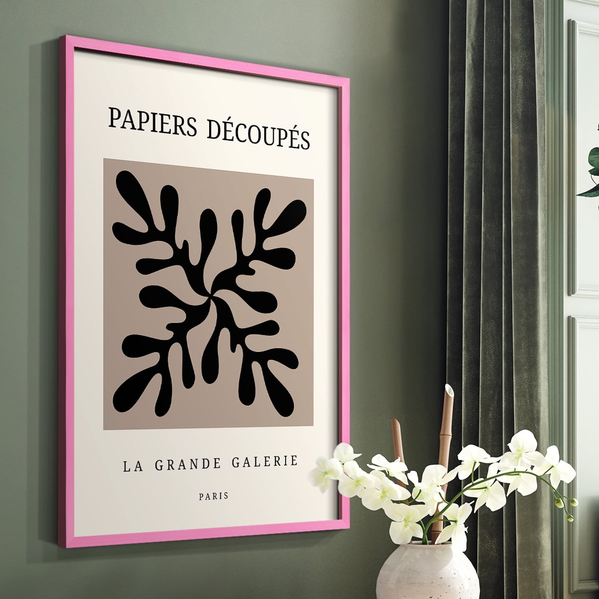 Matisse CCCXCVII in Pink Solid Wood 22 x 28 Framed Print