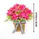 thumbnail image 3 of Xihbxyly La Oferta de Hoy Corona de Rosas, Simulación de Corona, Planta, Puerta, Colgante, Cesta Colgante, Decoración Del Hogar, 3 of 6