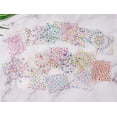 thumbnail image 3 of 30 Sheets Self-Adhesive Nail Decoration Multicolor, Waterproof and Eco-friendly Nail Art Stickers 3D Stereo Small Decals Nail Stickers Set, 3 of 3