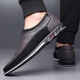 thumbnail image 5 of Men's Oxford Shoes Business Casual Shoes Office Loafers Premium Leather Dress Shoes Comfort Driving Shoes, 5 of 7
