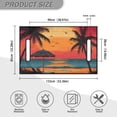 thumbnail image 5 of Jeiento Hawaii Palm Tree Golf Cart Seat Cover Universal Golf Cart Blanket Covers Portable Club Car Seat Cover Sunset Sports Cart Seat Cushion Accessories Suitable for All Seasons, 5 of 5