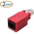 thumbnail image 2 of Cable Matters 2-Pack Cat 6, Cat6 Crossover Adapter (Cat6 Crossover Cable Adapter), 2 of 7