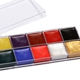 thumbnail image 4 of Esquirla 12 Colors Face and Body Paint Washable Makeup Palette Face Painting with, 4 of 5