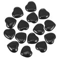 thumbnail image 3 of Crystal Decorations For Home 15Pcs Heart-Shaped Stone In Black Ideal For Desktop Decorations Focused On Relaxation Effects, 3 of 4