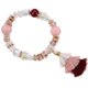 thumbnail image 1 of Nacional Bohemia estilo mujer señora chica colorida pulsera de cristal cuentas borlas colgante, 1 of 1