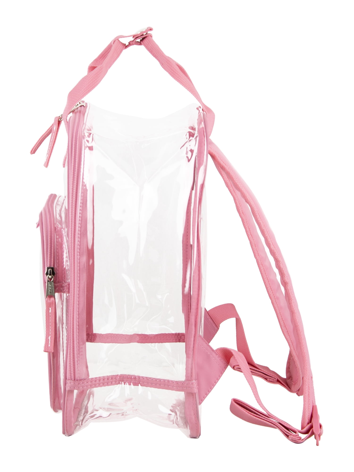 Eastsport Double Handle Clear Backpack, Pink Lemonade