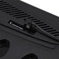 thumbnail image 4 of Universal Cooling Station for PS5, RGB LED Base with Dual Controller Charger and Headset Holder - Black (12.2 x 7.9 x 1.6 inches), 4 of 9