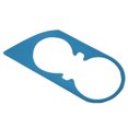 thumbnail image 2 of Reemplazo de gamuza de la cubierta del panel de la taza de agua del coche de 2 mm de espesor para Chevrolet Camaro 2016-2021 LHDBlue, 2 of 5