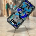 thumbnail image 3 of DALUX Hybrid Kickstand Holster Phone Case Compatible with LG Aristo 5 / Aristo 5 Plus / Fortune 3 / Rebel 5 / Tribute Monarch / K8X (2020) / Risio 4 / Phoenix 5 / K31 (2020) - Blue Stylish Camo, 3 of 4