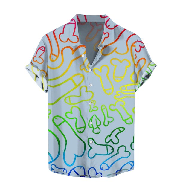Playeras Lisas Para Hombre Camisa De Playa Con Estampado De Manga Corta Para Hombre