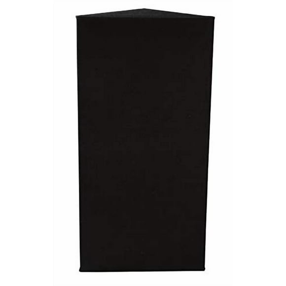 ATS Acoustics Corner Bass Trap Low Range Frequency Sound Absorbing Professional Studio Acoustic Panel 24" x 48" x 13" (Black)