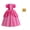 Dress & Crown, variant on Aximioll Little Girls Fairy Tale Princess Dress, Halloween Party Elegant Princess Dress up Clothes with Accessories, Toddler Princess Cosplay Outfits for Girls Age 2 - 12 Years, Pink/100