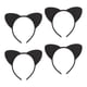 thumbnail image 5 of 4x Diadema con orejas de gato, encantadora, diademas para el pelo de animales, diadema para la cabeza Negro, 5 of 9