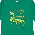 thumbnail image 4 of Inktastic Praying Mantis- Clearly Up to Something Boys or Girls Long Sleeve Toddler T-Shirt, 4 of 5