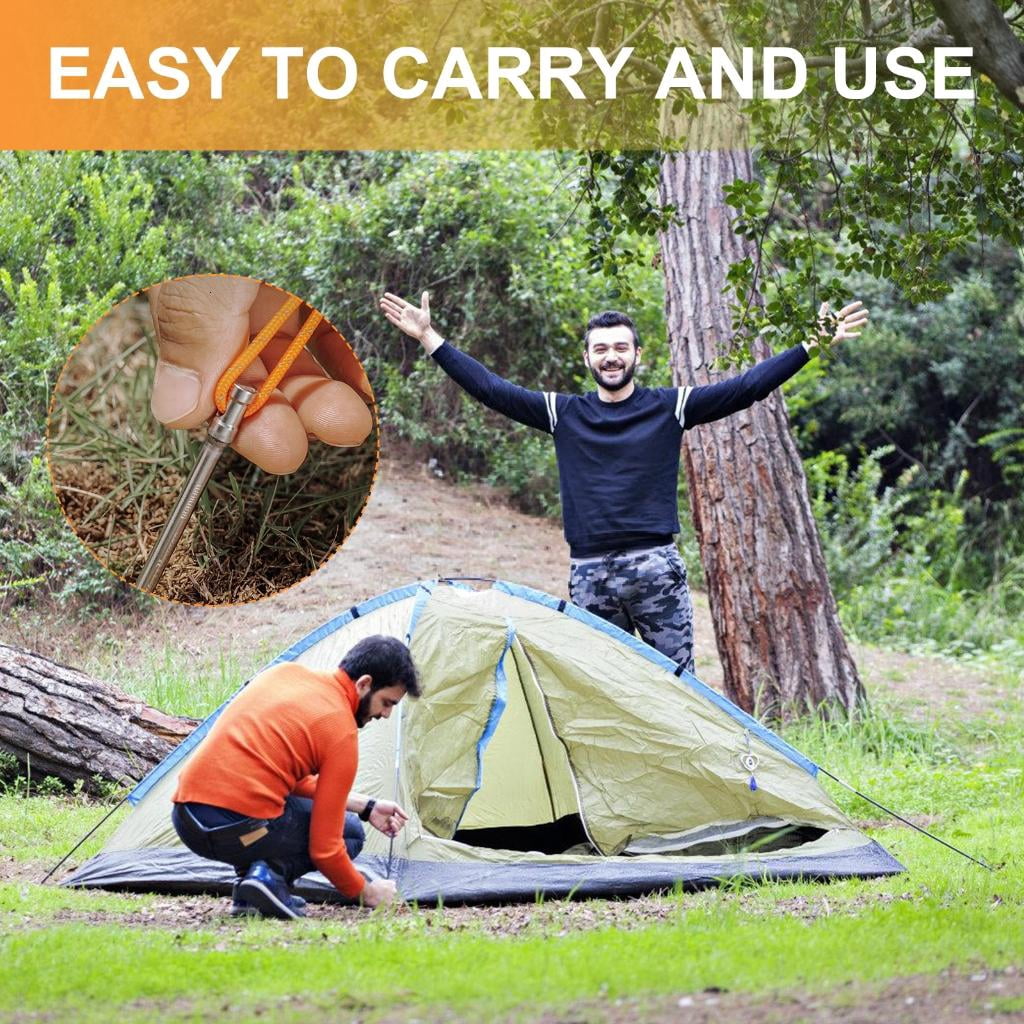 Camping Tent Stakes, Titaniums Alloy Canopy Stakes Spikes Heavy Duty Tent Peg