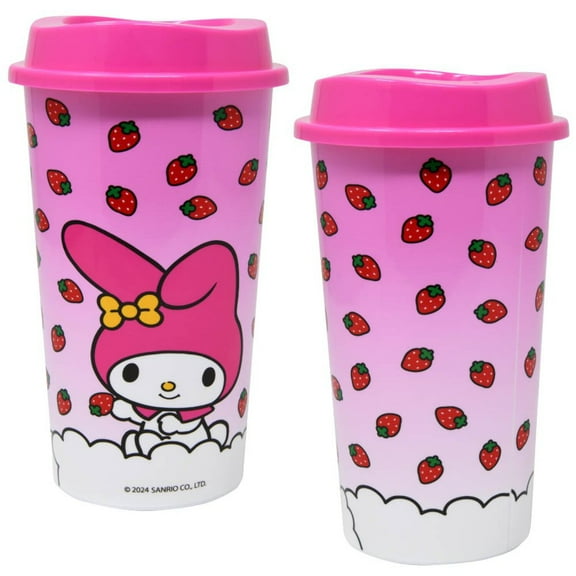Hello Kitty My Melody 20oz Plastic Cup with Lid