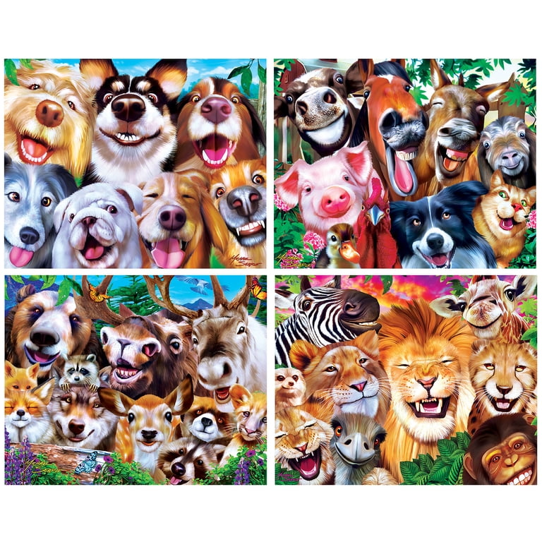 MasterPieces Selfies 4-Pack 100-Piece Puzzles photo 3