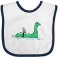 thumbnail image 3 of Inktastic Nessie Shark Boys or Girls Baby Bib, 3 of 4