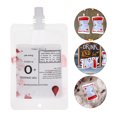 thumbnail image 2 of FELTECHELECTR 12 bolsas de sangre de 150 ml para guardar bebidas y para fiestas de Halloween (tipo aleatorio, sin gancho ni embudo), 2 of 6