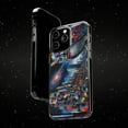 thumbnail image 6 of DistinctInk Hybrid (Acrylic / TPU) Clear Slim Fit Case for Apple iPhone 14 Pro MAX (6.7" Screen) - "Spectrum of Dreams: Vibrant Street Art Masterpiece", 6 of 8