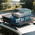 thumbnail image 4 of Soozier Roof Rack Cargo Carrier Basket, 150LBS Heavy Duty Roof Basket, 4 of 10