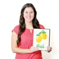 thumbnail image 5 of Big Dot of Happiness So Fresh - Lemon - Kids Bathroom Rules Wall Art - 7.5 x 10 inches - Set of 3 Signs - Wash, Brush, Flush, 5 of 6
