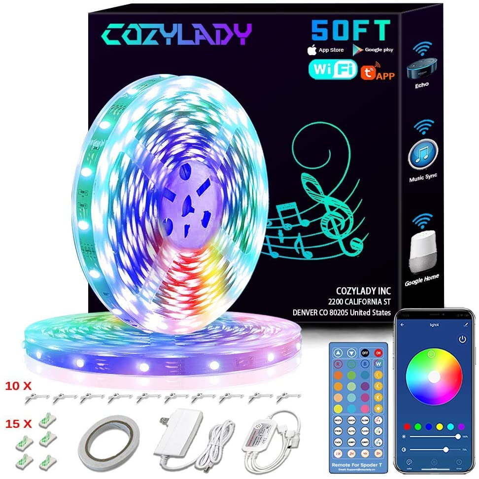 pix Aesthetic Bedroom Led Light Strips In Room led strip lights 25ft smart led light strip compatibwith googhome controlled by smart app music sync led lights for bedroom aesthetic room decor