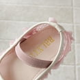 thumbnail image 5 of hengsof Girls' Fashionable Mesh Floral Soft Sole Flat Shoes, Spring Summer Casual Shoes, Sweet and Versatile Princess Shoes, 5 of 8