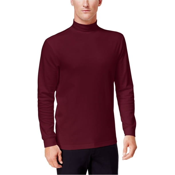 Camiseta básica de manga larga para hombre Club Room, rojo, XXX-Large