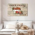 thumbnail image 2 of Elephant Stock Fresh Peach Wall Sign Wall Art - Horizontal Multi Panel Canvas - Dining Room Wall Decor - Wall Signs Multi Panel - Beige And Brown Decor - 45" x 28", 2 of 4