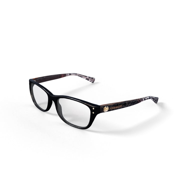 Coach Eyeglasses HC 6082 5353 Black, Female Rectangle Frame  display picture 1