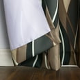 thumbnail image 3 of No. 918 Fantasia Ogee Print Semi-Sheer Grommet Curtain Panel, 48"x84", Charcoal, 3 of 5