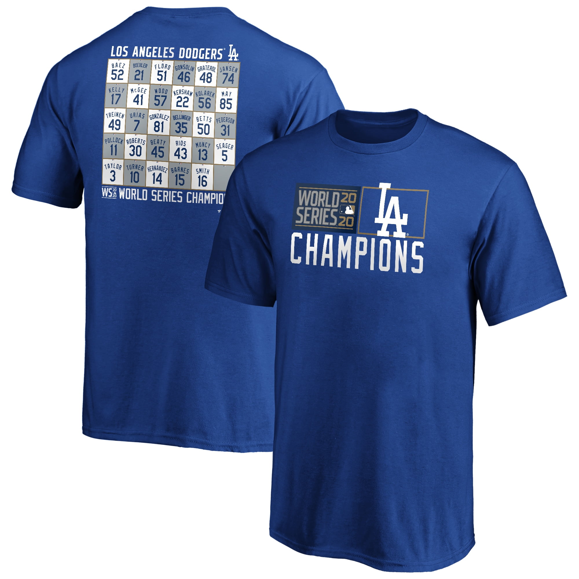 Los Angeles Dodgers Fanatics Branded Youth 2020 World Series Champions