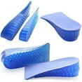 thumbnail image 1 of Cheers US 2Pairs Height Increase Insole Men Women, Silicone Heel Insert Increase Taller Height Lift Men Women Shoes Insole Invisible Inner Raised Insoles, 1 of 7