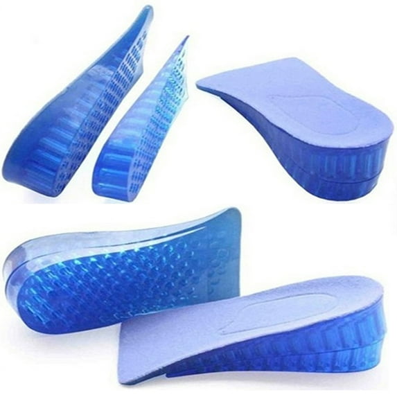 Cheers US 2Pairs Height Increase Insole Men Women, Silicone Heel Insert Increase Taller Height Lift Men Women Shoes Insole Invisible Inner Raised Insoles