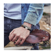 thumbnail image 3 of Pulsera Hombre Acero Inoxidable Cruz Ojo De Tigre, 3 of 4