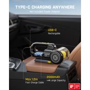 Fanttik Fold V10 APEX Pivot Cordless Car Vacuum, 17000Pa Handheld Vacuum Suction Power, Smart LED Display, Portable for Car Home Pet, Deluxe with Flexible Hose, Pet Brush
