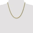 thumbnail image 4 of Auriga Fine Jewelry 14K Yellow Gold 3.9 mm Flat Beveled Curb Chain Necklace for Women 20", 4 of 7