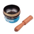 thumbnail image 2 of Nishore Singing bowl,Metal Sound Soft Set With Metal Tibetan Set With Meditation Sound Soft Cushion Wooden Sound Soft Cushion With Metal Sound Cushion Wooden Meditation Sound Chakra Relaxation Eryue, 2 of 6