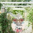 thumbnail image 5 of Eveokoki Spring Wreaths Sign for Front Door Farmhouse Spring Door Hanger Decor Rustic Wooden Always My Mother Hanging Door Wall Sign for Spring Seasons Holiday 11In, 5 of 5