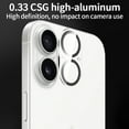 thumbnail image 3 of Screen Protector Compatible with iPhone 16[4+2 Pack] 4 tempered glass screen protectors + 2 lens protectors, Anti-Fingerprint, HD tempered glass, 9H Ultra-High Hardness, Drop and Scratch Resistance, 3 of 6