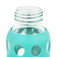 thumbnail image 3 of Lifefactory 9-Ounce Glass Water Bottle with Flat Cap and Silicone Sleeve Kale, 3 of 4