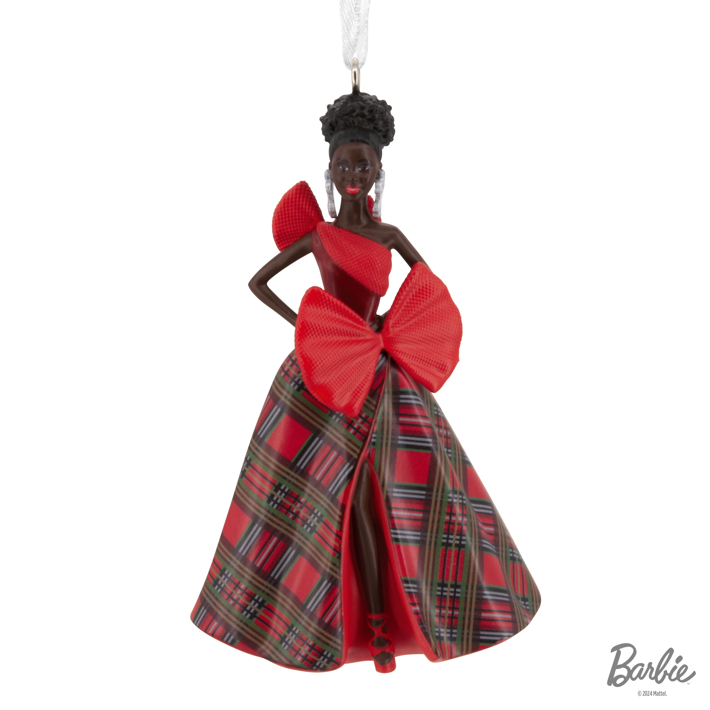 Hallmark Mattel Black Holiday Barbie 2024 Christmas Ornament