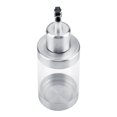 thumbnail image 3 of Dispensador de condimentos transparente de acero inoxidable de 180 ml para salsa de soja y vinagre, 3 of 8