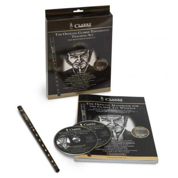 Clarke Tin Whistle Gift Set with Book and CD Key of D