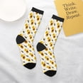 thumbnail image 4 of Kids Girls Boys Socks - Sunflower cute bee Comfort Breathable Crew Socks for Boys Girls Kids, Soft Athletic Running Socks for Boys Socks 6-10 Years Old, 4 of 6