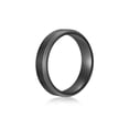 thumbnail image 3 of Men's Black Zirconium 6 MM Beveled Edge Ring for Men - Size 7.5, 3 of 8