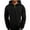 Black #1, variant on Zimjoy Mens Black Hoodies Casual Heavyweight Full Zipper Pullover Arm Pocket Long Sleeve Sweatshirts Pullovers with Pocket Men's Spring Fall Hoodie, Black L