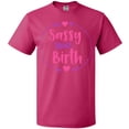 thumbnail image 3 of Inktastic Sassy Since Birth, Sassy, Sassy Girl, Arrow, Hearts T-Shirt, 3 of 5